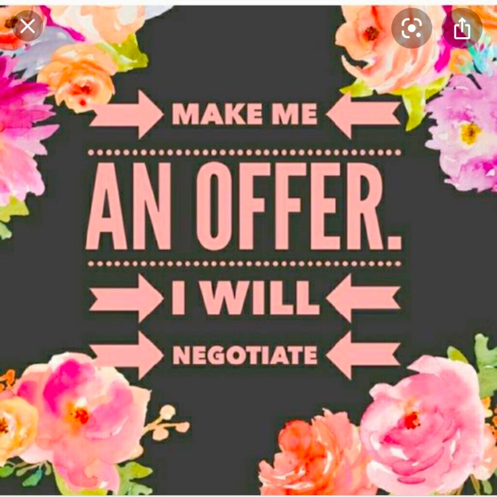 I am willing to negotiate ☺️ just dm me
